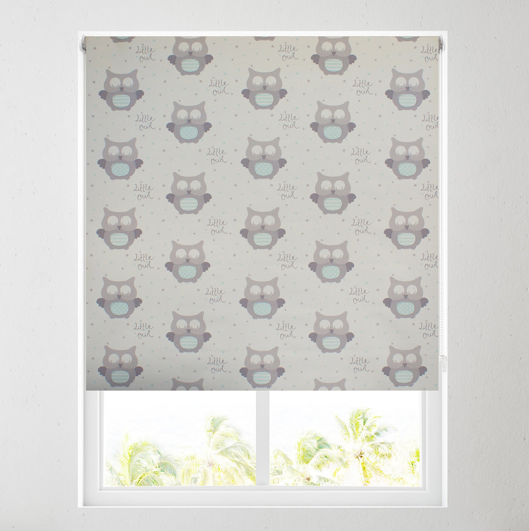 Sleepy Owl Thermal Blackout Roller Blind
