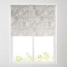 Load image into Gallery viewer, Architecture White Thermal Blackout Roller Blind
