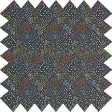 Load image into Gallery viewer, Woodland Leaf Navy Thermal Blackout Roller Blind
