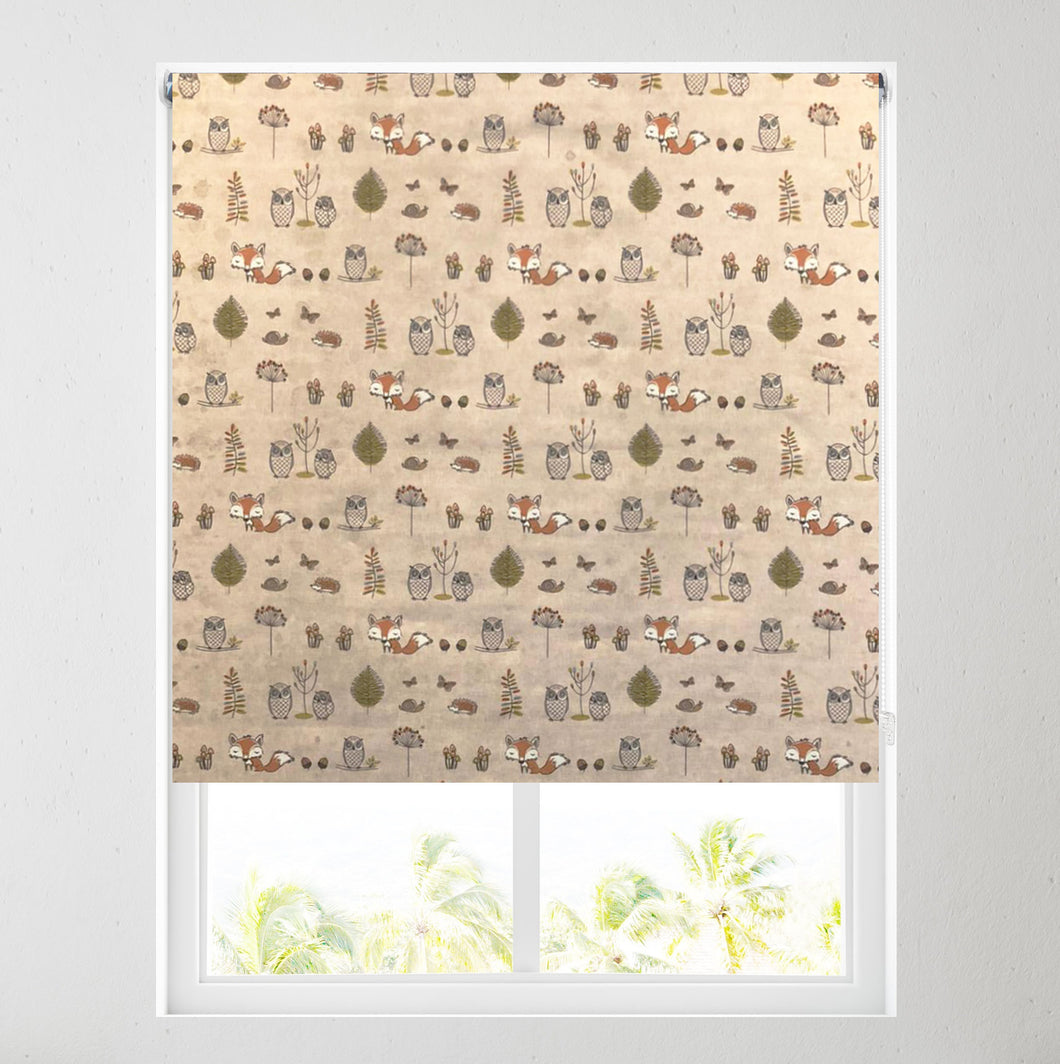 Fox Nature Trail Thermal Blackout Roller Blind