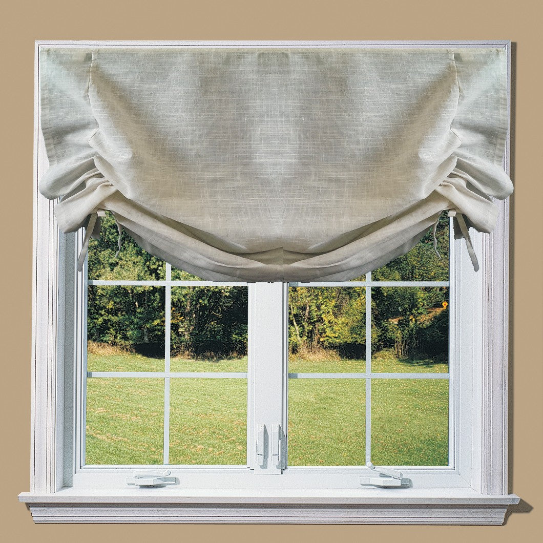 Silver Faux Silk Lined Roman Blind