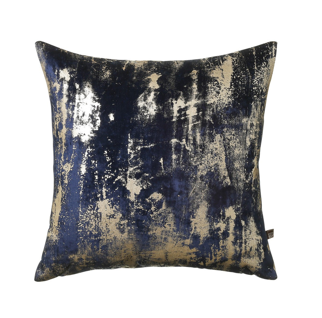 Moonstruck Navy Duck Feather Filled Cushion 43cm x 43cm