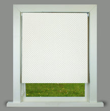 Load image into Gallery viewer, Natural Linen Dot - Thermal Blackout Roller Blind &amp; Metal Bracket Fittings
