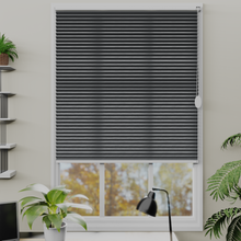 Load image into Gallery viewer, Nina Aura Grey Pleated Blind
