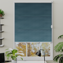 Load image into Gallery viewer, Soul Azure Blue Blackout Pleated Blind
