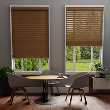 Load image into Gallery viewer, Amber Faux Wood Venetian Blind
