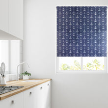 Load image into Gallery viewer, Anchor Blue Daylight Roller Blind
