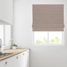 Load image into Gallery viewer, Soft Textured Ara Pebble Roman Blind
