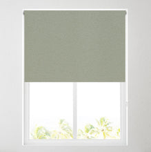 Load image into Gallery viewer, Ara Sage Green Thermal Blackout Roller Blind
