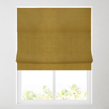 Load image into Gallery viewer, Soft Textured Ara Gold Roman Blind
