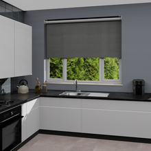 Load image into Gallery viewer, Metz Ash PVC Blackout Moisture Resistant Roller Blind

