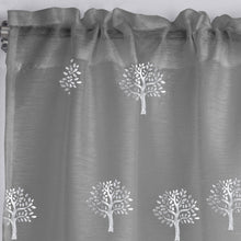Load image into Gallery viewer, Birch Grey Voile Curtain Panel
