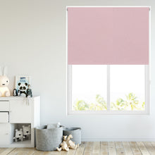 Load image into Gallery viewer, Blush Glitter Thermal Blackout Roller Blind
