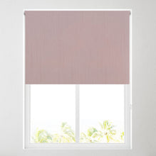 Load image into Gallery viewer, Blush Pink Faux Silk Thermal Blackout Roller Blind
