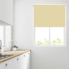 Load image into Gallery viewer, Buttermilk Thermal Blackout Roller Blind
