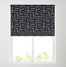 Load image into Gallery viewer, Cafe Chalkboard Thermal Blackout Roller Blind
