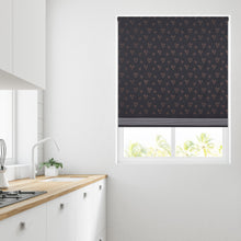 Load image into Gallery viewer, Copper Love Hearts Thermal Blackout Roller Blind

