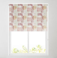 Load image into Gallery viewer, Terracotta Shapes Thermal Blackout Roller Blind
