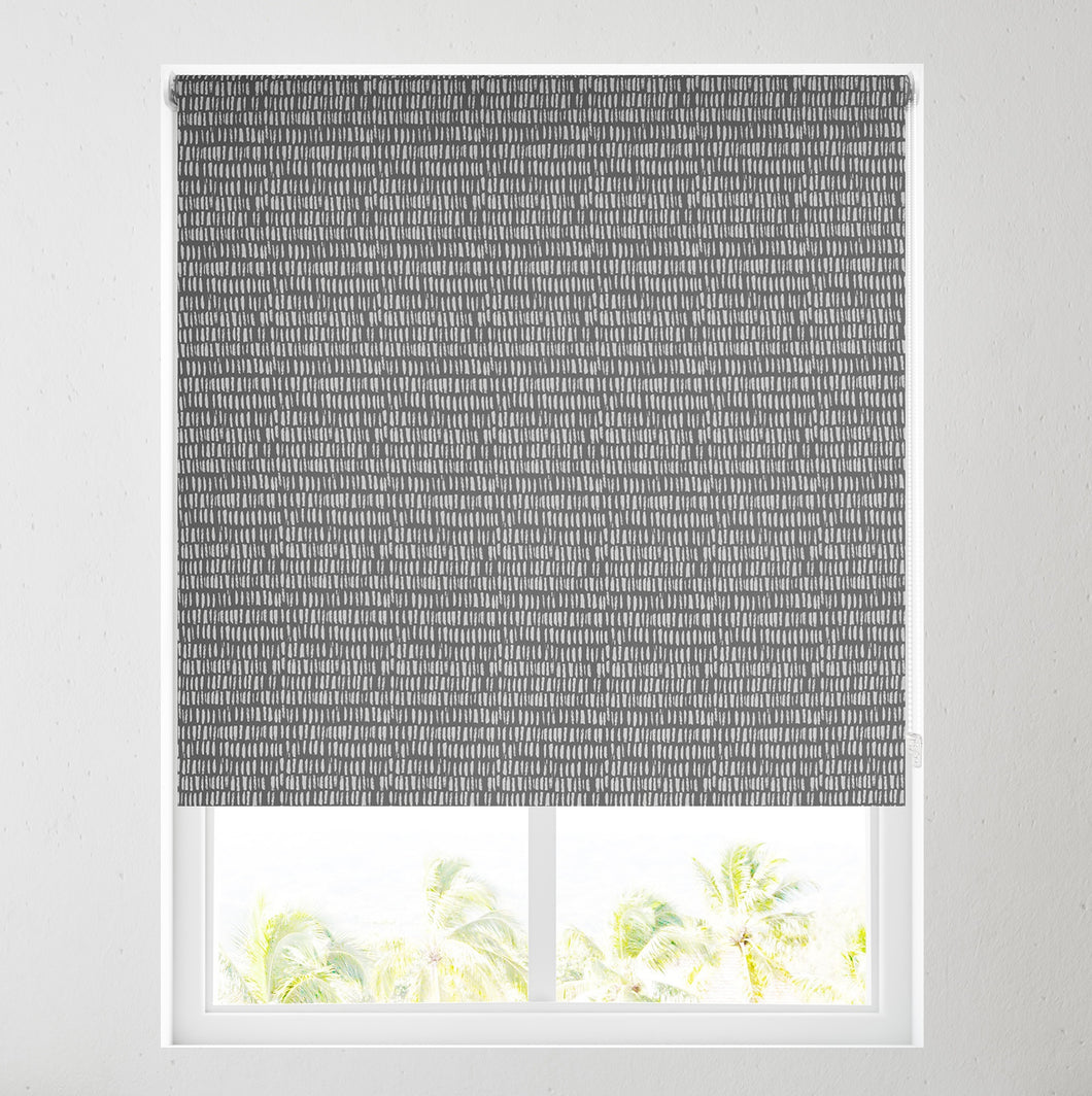 Diego Grey Thermal Blackout Roller Blind