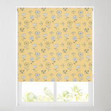 Load image into Gallery viewer, Ochre Sunflower Thermal Blackout Roller Blind
