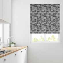 Load image into Gallery viewer, Geo Shapes Thermal Blackout Roller Blind
