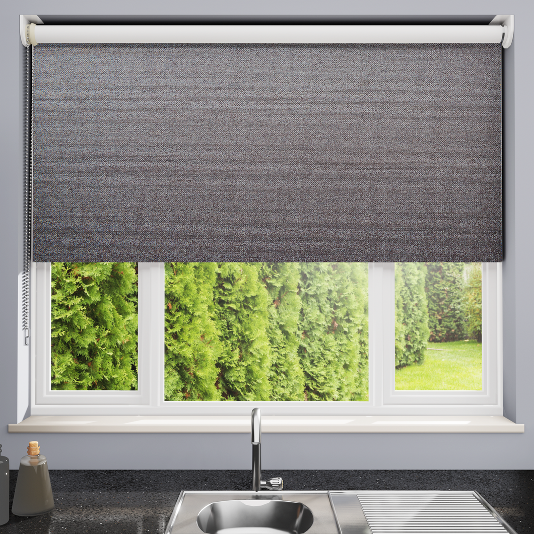 Shima Granite Black Out Roller Blind