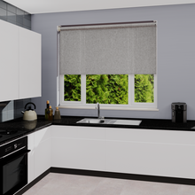 Load image into Gallery viewer, Henlow Graphite Dim Out Roller Blind
