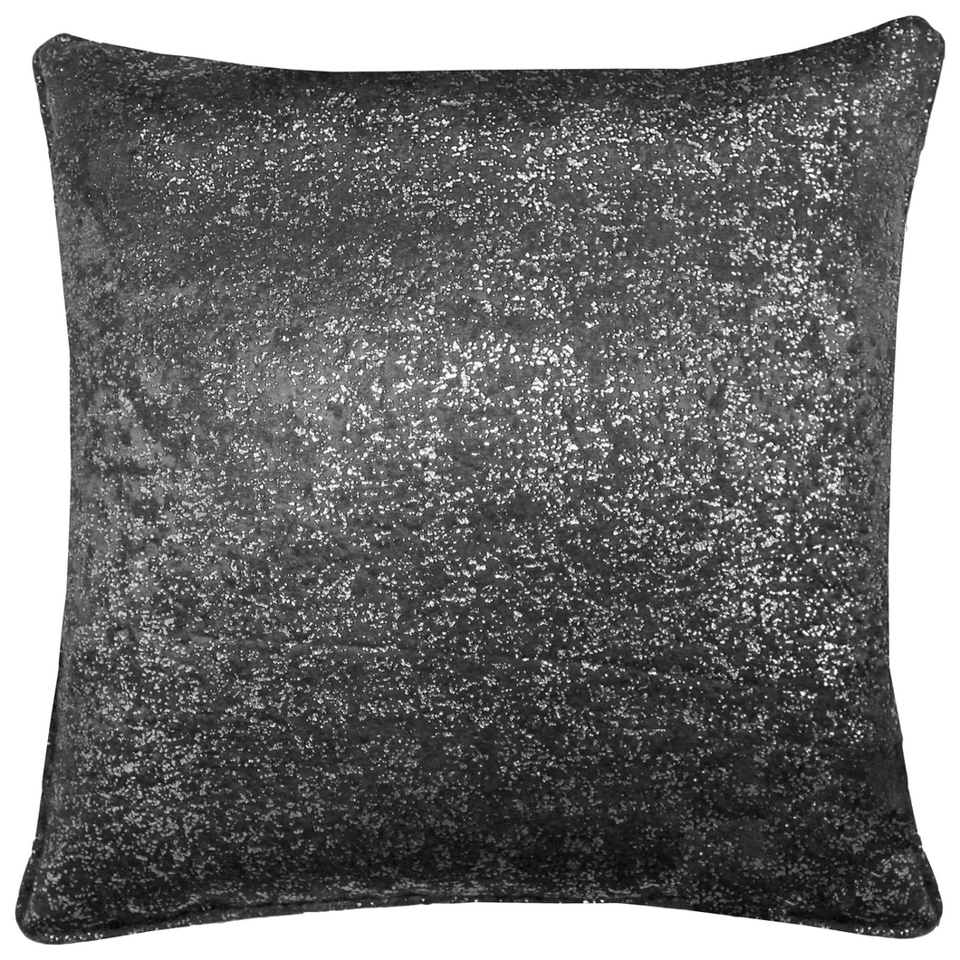 Halo Charcoal Sparkle Cushion Cover