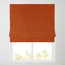 Load image into Gallery viewer, Iona Orange Lined Roman Blind
