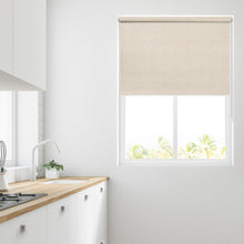 Load image into Gallery viewer, Isla Ivory PVC Blackout Roller Blind
