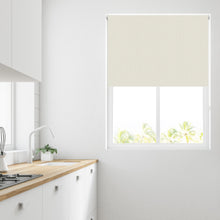 Load image into Gallery viewer, Ivory / Cream Thermal Blackout Roller Blind

