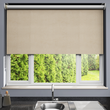 Load image into Gallery viewer, Metz Ivory Blackout Moisture Resistant Roller Blind
