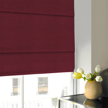 Load image into Gallery viewer, Alsea Claret Faux-Silk Roman Blind
