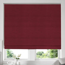 Load image into Gallery viewer, Alsea Claret Faux-Silk Roman Blind
