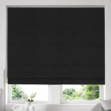 Load image into Gallery viewer, Alsea Ebony Faux-Silk Roman Blind
