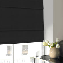 Load image into Gallery viewer, Alsea Ebony Faux-Silk Roman Blind
