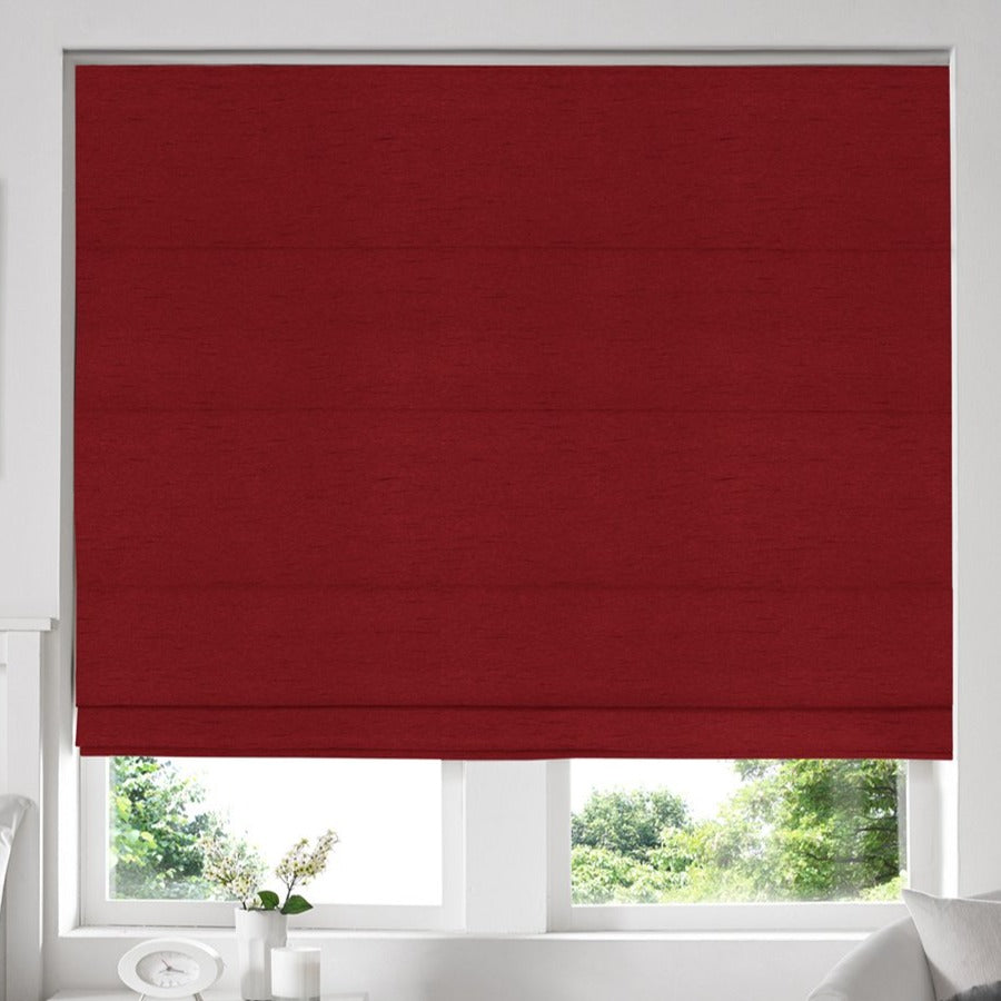 Alsea Wine Faux-Silk Roman Blind