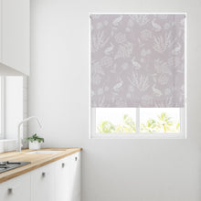 Load image into Gallery viewer, Hares Beige Thermal Blackout Roller Blind
