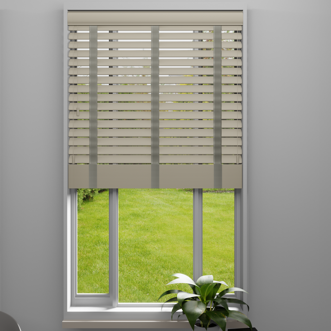 Linara Faux Wood Venetian Blind with Tapes