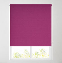 Load image into Gallery viewer, Ara Cerise Textured Thermal Blackout Roller Blind
