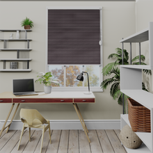 Load image into Gallery viewer, Soul Mulberry Blackout Pleated Blind

