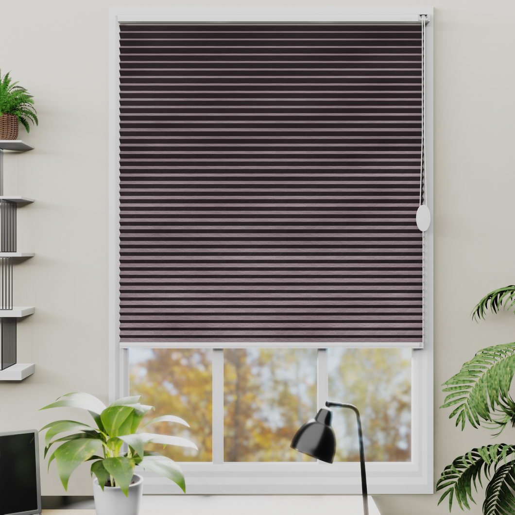 Soul Mulberry Blackout Pleated Blind