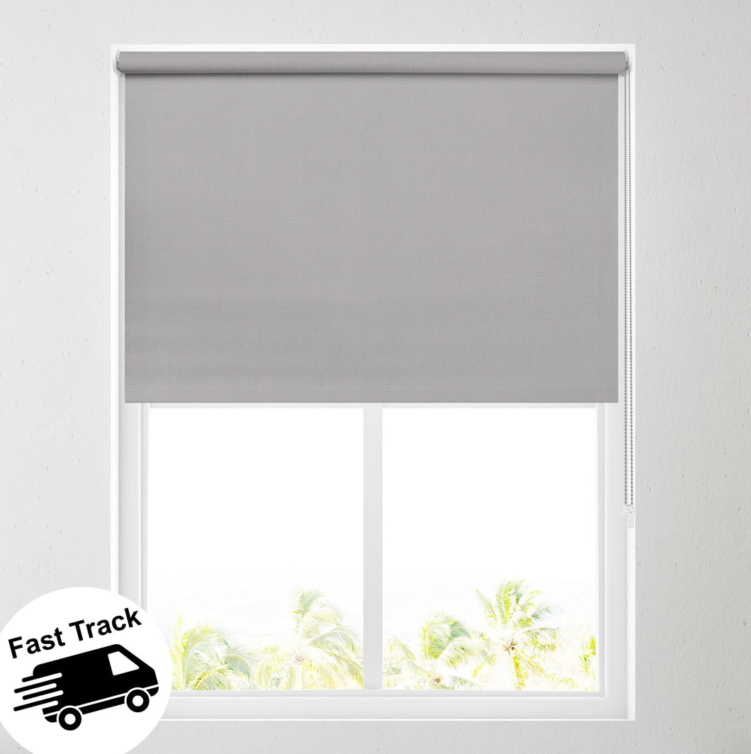 Sunset Metal Grey Blackout Roller Blind