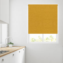 Load image into Gallery viewer, Quebec Ochre Thermal Blackout Roller Blind
