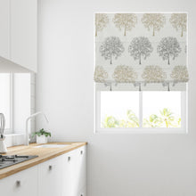 Load image into Gallery viewer, Evergreen Natural Lined Roman Blind
