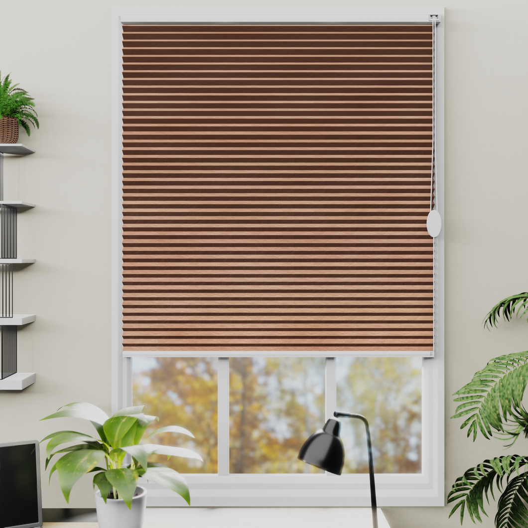 Soul Rouge Red Blackout Pleated Blind
