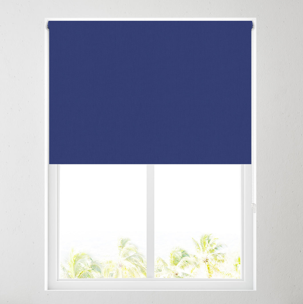 Royal Blue Thermal Blackout Roller Blind