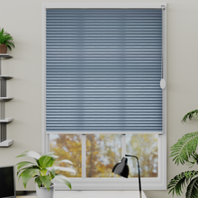 Load image into Gallery viewer, Nina Sky Blue Pleated Blind
