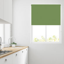 Load image into Gallery viewer, Sage Green Thermal Blackout Roller Blind
