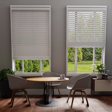 Load image into Gallery viewer, Serene Pure White Faux Wood Venetian Blind
